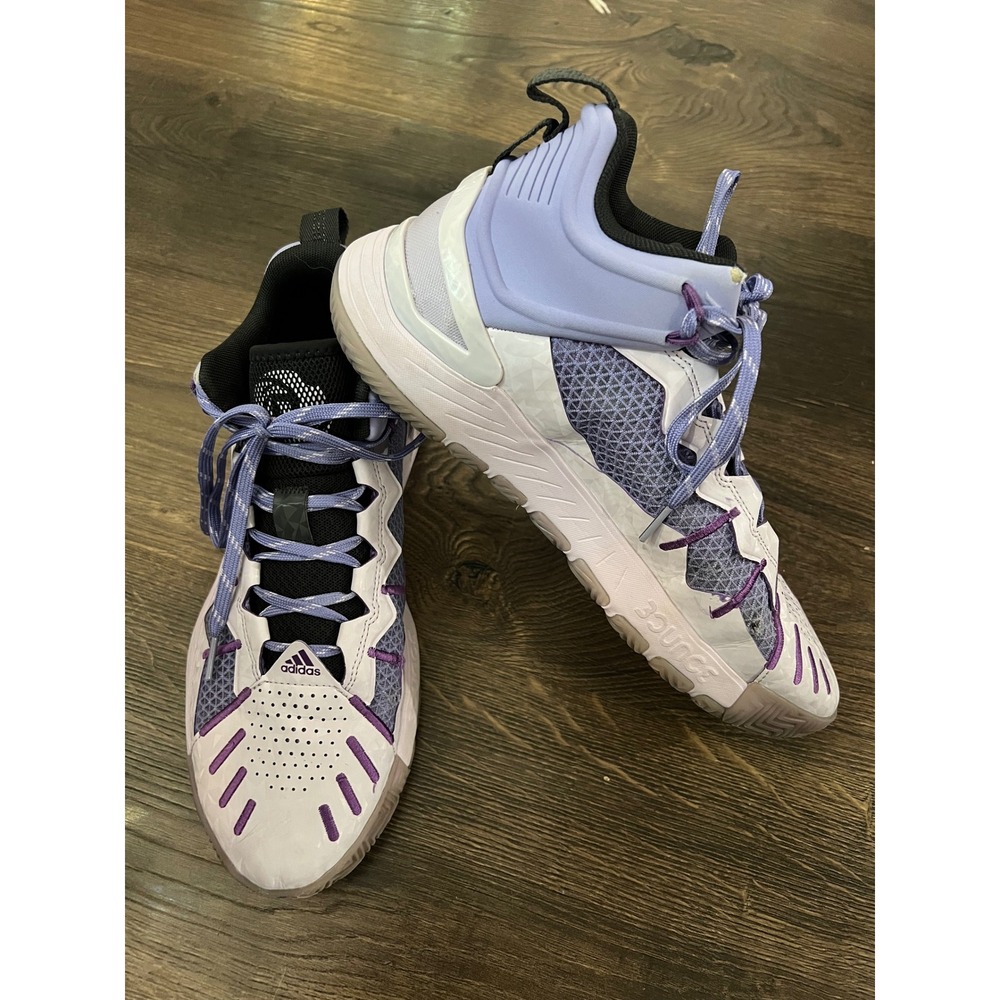 Adidas D Rose Son of Chi 3 Purple White Basketball Shoes GX2933 Mens 9.5